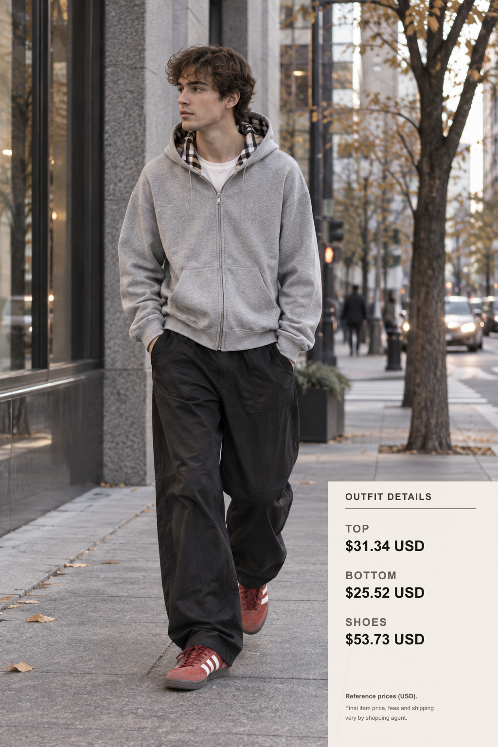 adidas Hoodie Layers for Balanced Fall Commutes outfit 1 full-body street style for fashionreps