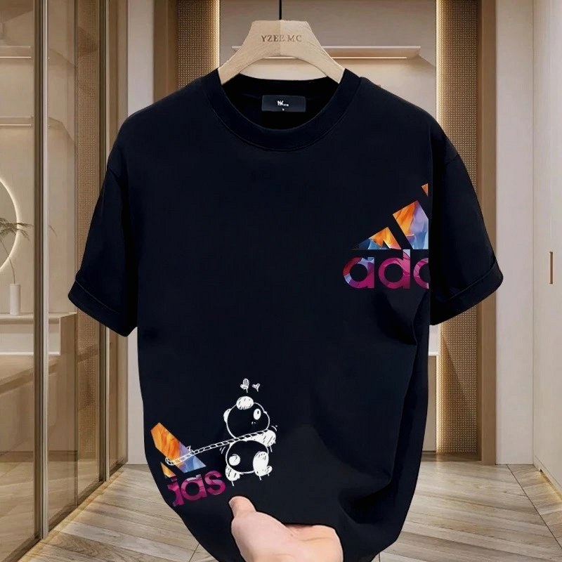 Adidas Black T-Shirt in Casual Streetwear Style Review: An $8.36 Crew-Neck With a Branding Catch