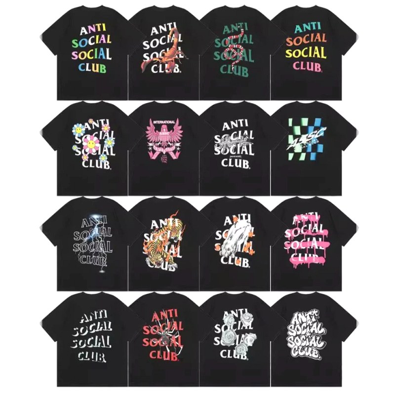 Anti Social Social Club Multicolor T-Shirt Collection Review: Loose Raglan Tees, 230gsm Cotton