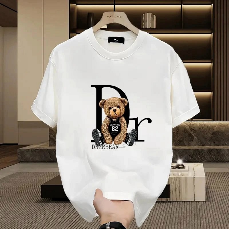Dior Bear Graphic White T-Shirt Review: Loose 230g Cotton Crewneck, Tested