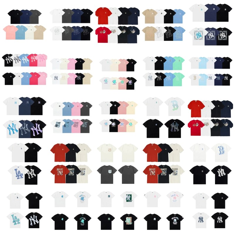 MLB Multi-Color T-Shirt Collection Review: 100% Cotton in 30+ Colorways, S–XXXL