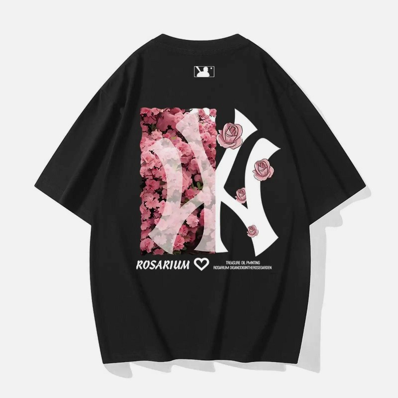 MLB Rose Black T-Shirt Review: A $4.18 Graphic Tee Sold Without Garment Measurements